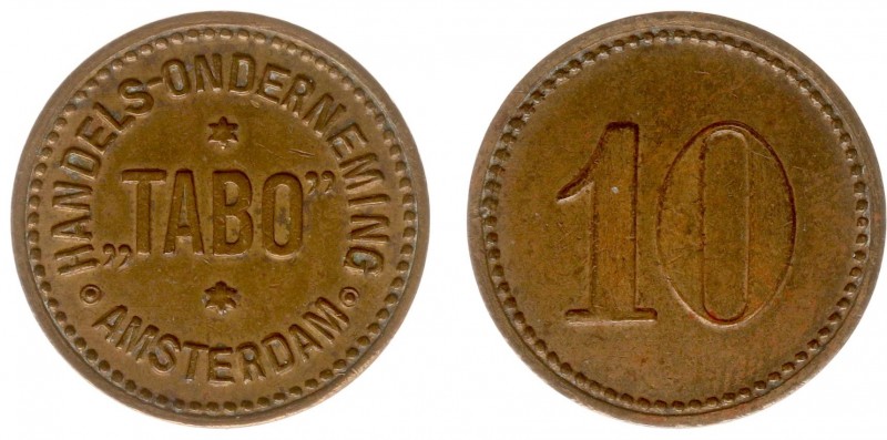 The Akio Seki Collection - Different Dutch East Indies and Asian tokens - Tabo T...