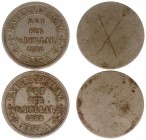 The Akio Seki Collection - Hessa - 1/2 Dollar 1888 (LaBe 92 / LaWe 99 / Scho. 1064) - Obv. Round, value, date. Legend : Unternehmung Hessa / Rev. Plai...