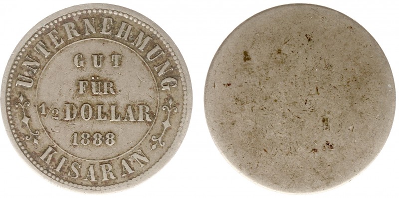 The Akio Seki Collection - Kisaran - 1/2 Dollar 1888 (LaBe 114 / LaWe 114 / Scho...