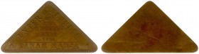 The Akio Seki Collection - Tanah Radja - 1 Dollar Reis 1890 (LaBe 293 / LaWe 448a / Scho. 1171a) - Obv. Triangular. Obverse: Gut-für - value - Reis- d...