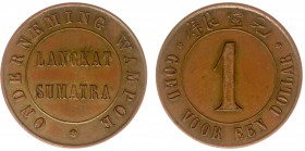 The Akio Seki Collection - Wampoe - 1 Dollar 1900 - 1906 (LaBe 335 / LaWe 516a / Scho. 1195) - Obv. In the centre : Langkat Sumatra. Legend: Ondernemi...