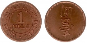The Akio Seki Collection - British North Borneo - Labuk British North Borneo - 1 Dollar before 1924 (LaWe 665 / SS 24 / Pridm 39) - Obv. In the centre...