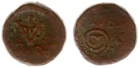 De VOC in Voor-Indië - Ceylon - Dubbele Stuiver 1783 Jafna op hoger gewicht 34.45 gram i.p.v. 26.70 gram - (Scho. - / vgl. Scho. 1320/RR) - VZ VOC-mon...