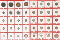 Lot VOC / Dutch Indies - Album met kleine collectie munten Ned. Indie ½ Cent - ¼ Gulden periode Willem III/Wilhelmina in overwegend nette kwaliteit + ...
