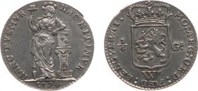 Nederlands West-Indië - ¼ Gulden 1794 (Scho. 1355) - ZF+