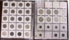 Album met munten Wikllem I t/m III in aantallen, veel zilver (oude voorraad munthandel)
