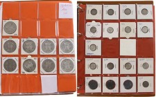 Album met verzameling Koninkrijksmunten, 2½ Gulden - 25 Cent