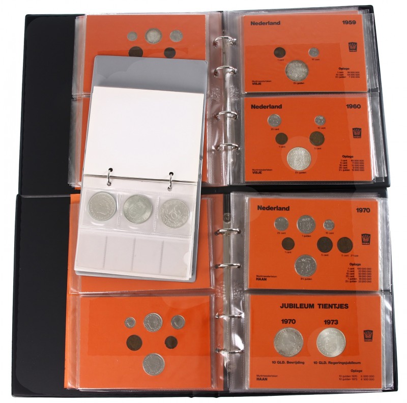 Lot 4 albums met Koninkrijksmunten