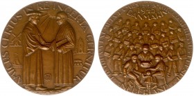 Historiepenningen - 1945 - Penning 'Erkentelijkheid aan Deense advokaten voor hun hulp in de hongerwinter' door D. Wolbers 1947 (KB.1699, JMP1950 100)...
