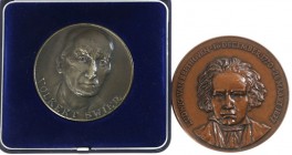Historiepenningen - 1992 - 'Volkert Swier-beloningspenning van de Nederlandse Drogisterij Organisatie' door Pol Dom (KB vgl. 3220) - VZ Aanziend portr...