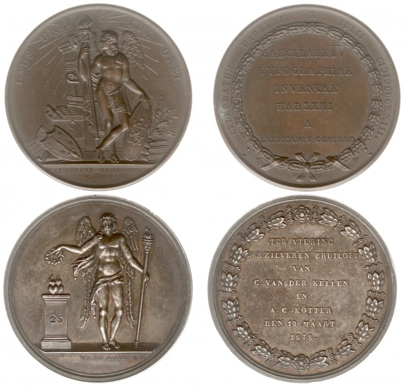 Historiepenningen - Nalatenschap familie Van der Kellen - Penningen Van der Kell...