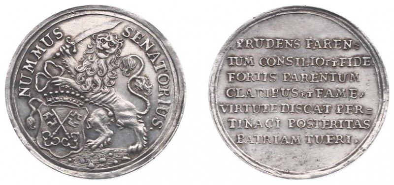 Vroedschapspenningen - Leiden - Vroedschapspenning z.j. (vL.196-1, Van Zegveld D...