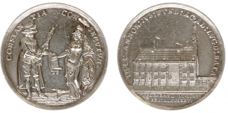 Universiteitspenningen - Leiden 1775 - Penning 'Tweede eeuwfeest Leidse Universi...