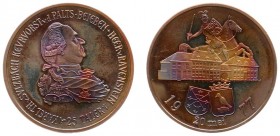 Stedenpenningen - 1977 - 25 Taler 'Samenvoeging gemeenten tot Groot-Ravenstein' (K&M.122) - goud .585 16,12 gram