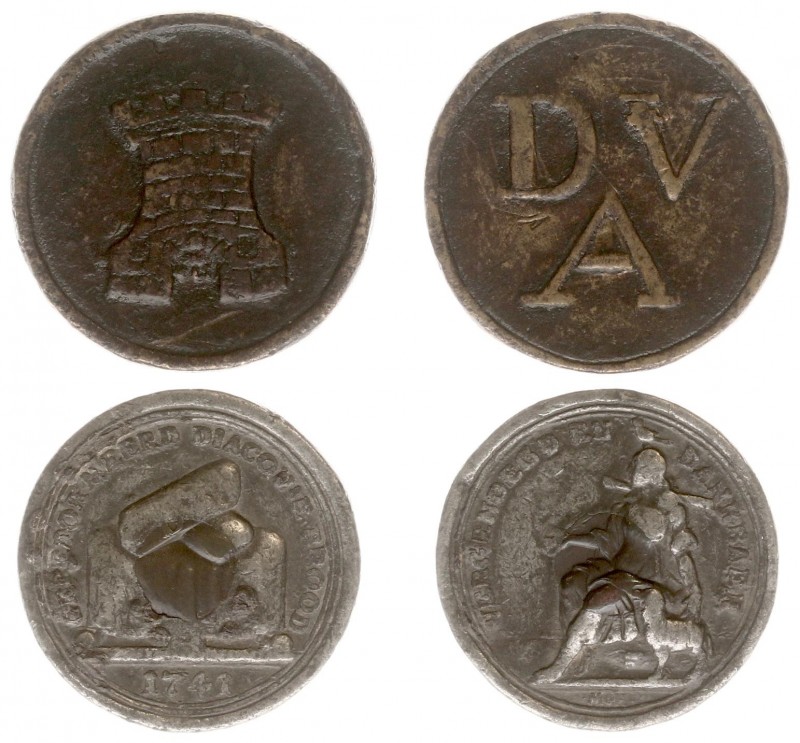 Tokens / Leads - Alkmaar zj - Grote armenpenning van de diakonie (MvH.142; vgl P...