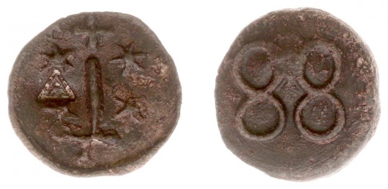 Tokens / Leads - Haarlem 1788 - Loodje Sparendamse Tol - VZ Wapen van Haarlem / ...