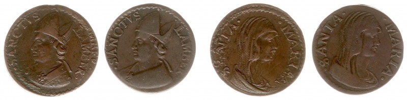 Tokens / Leads - Luik, Kapittel van St. Lambert, armenpenning z.j. (Dengis Me.01...