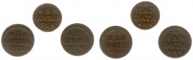 Tokens / Leads - Luik, Kapittel van St. Lambert, armenpenning z.j. (Dengis Me.01.11) - VZ S LAMBERTUS / KZ MANDATA - koper 19 tot 21 mm - ZF en beter ...