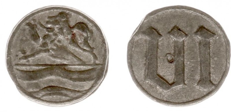 Tokens / Leads - Middelburg zj - Raadspenning voor schepenen van 6 stuivers (Pel...
