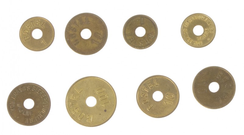 Tokens / Leads - Wijlre - Brands Bierbrouwerijen - 3x waarde 1 (Kooij BI013A-1),...
