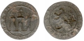Tokens / Leads - Zuiderzee-bakenlood 'Groot vuurlood' 17(55?) (type Pelsdonk 311, loodjes.nl type SG) - VZ (vijfbladige rozet) S(VYDER ZEESE VUU)R BAK...
