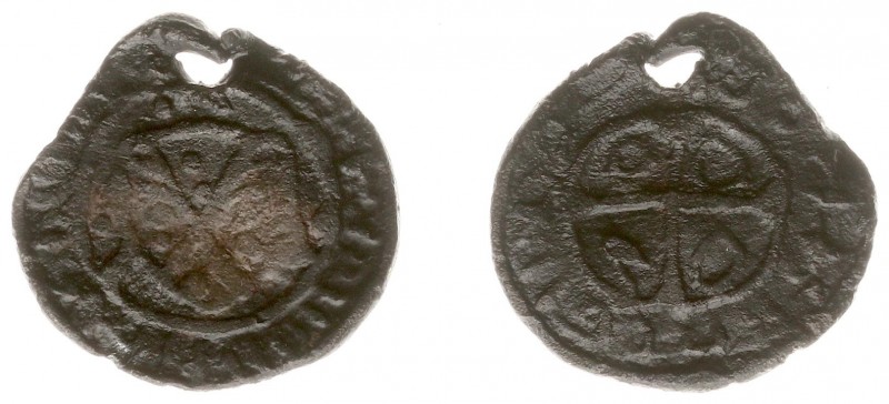 Tokens / Leads - Onbekende plaats, 15e/16e eeuw, token of loodje (Pelsdonk 209) ...