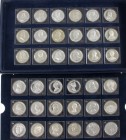 Netherlands - Collectie 'Leve Oranje - Ons Koningshuis van Willem van Oranje tot Willem Alexander, 36 sterling zilveren penningen in luxe cassette, ui...