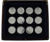Netherlands - Collectie zilveren penningen 'Nederland in oorlog' in luxe cassete
