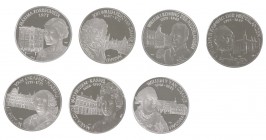 Netherlands - Zeven zilveren penningen 'Oranje Boven'