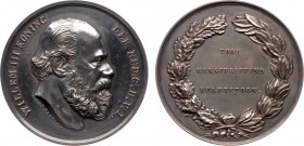 Netherlands - Onderscheiding 'Voor Menschlievend Hulpbetoon' type 1855-1890 door J.P.M. Menger (MMW.108, Dirks770) - VZ Portret Willem III n.r. / KZ 3...