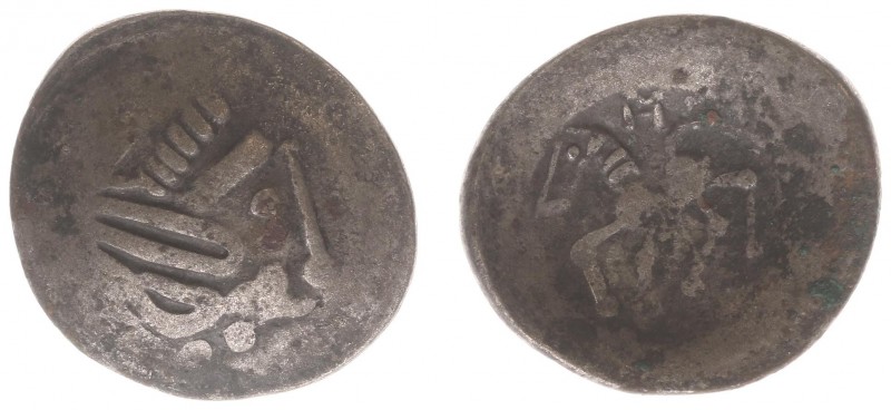 Celts - Eastern - AR Tetradrachm - Sattelkopfpferd Type (ca. 3rd - 2nd century B...