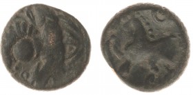 Celts - Eastern - AR Tetradrachm 'Kugelwange' type, imitating Philip II of Macedonia (3rd-2nd century BC, 6.88 g) - Celticized head of Zeus / Celticiz...