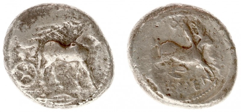 Italy - Sicily - Messana - AR Tetradrachm (ca 438-426 BC, 17.18 g) - Charioteer,...