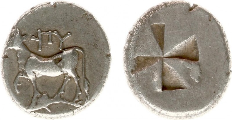 Northern Greece - Thrace - Byzantion - AR Siglos (c. 340-320 BC, 5.26 g) - Heife...