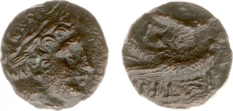 Northern Greece - Thrace - Istros - AE16 (c. 350-340 BC, 2.63 g) - Laureate head...