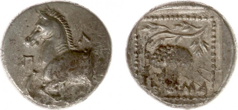 Northern Greece - Thrace - Maroneia - AR Triobol (c. 398-385 BC, 2.74 g) - Forep...