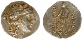 Northern Greece - Thracian Islands - Thasos - AR Tetradrachm (after 148 BC, 16.75 g) - Wreathed head of Dionysus right / Heracles standing left holdin...