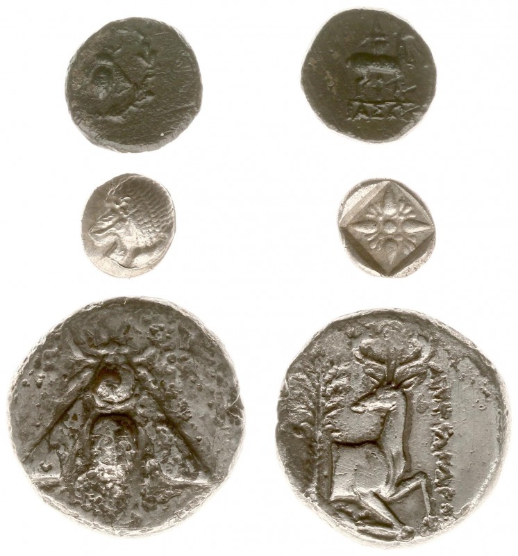 Asia Minor - Ionia - Ephesos - AR Tetradrachm (390-330 BC, 14.33 g) - Bee, strai...