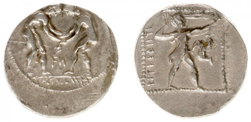 Asia Minor - Pamphylia - Aspendos - AR Stater (c. 380-325 BC, 10.82 g) - Two wre...