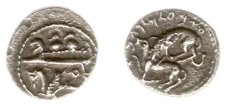 The East - Phoenicia - Byblos - AR 1/8 Shekel (c. 350 BC, King Azbaal, 0.80 g) -...