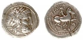 Kingdom of Macedonia - Philip II (359-336 BC) - AR Tetradrachm (Amphipolis c. 359-336 BC, 14.81 g) - Laureate head of Zeus right / Rider on horseback ...
