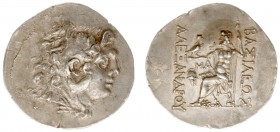 Kingdom of Macedonia - Alexander III (336-323 BC) - AR Tetradrachm (Mesembria c 275-225 BC, 16.49 g) - Alexander III as Heracles, wearing Nemean lion-...