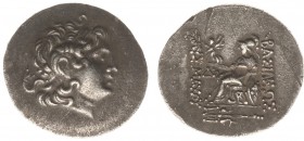 Kingdom of Thrace - Lysimachos (323-281 BC) - AR Tetradrachm (Byzantion c. 90-81 BC, 16.57 g) - In the name and types of Lysimachos - Diademed head of...