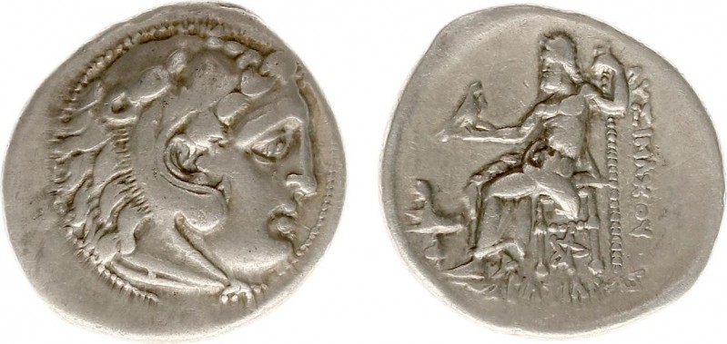 Kingdom of Thrace - Lysimachos (323-281 BC) - AR Drachm (Kolophon c 300 BC, 4.03...