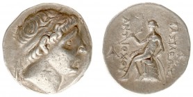 The Seleukid Kingdom - Antiochos I Soter (281-261 BC) - AR Tetradrachm (Seleukeia on the Tigris, 17.08 g) - Diademed head right / Apollo Delphios, tes...