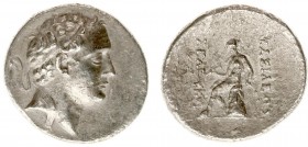 The Seleukid Kingdom - Seleukos IV Philopator (187-175 BC) - AR Tetradrachm (Antioch on the Orontes, 15.98 g) - Diademed head right / Apollo Delphios ...