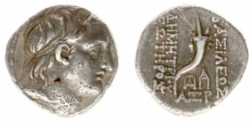 The Seleukid Kingdom - Demetrios I Soter (162-150 BC) - AR Drachm (Antioch on the Orontes 152-1 BC, 4.04 g) - Diademed head right / Cornucopia, two mo...