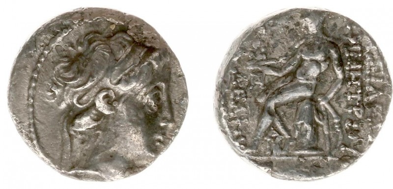 The Seleukid Kingdom - Demetrios II Nikator (145-140 BC) - AR Drachm (Antioch on...