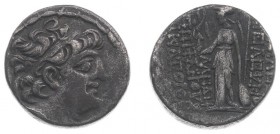 The Seleukid Kingdom - Seleukos VI Epiphanes Nikator (95-94 BC) - AR Tetradrachm (Seleukeia ad Kalykadnos, 14.84 g) - Diademed head right / Athena Nik...