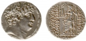 The Seleukid Kingdom - Philip I Philadelphus (ca. 95/4–76/5 BC) - AR Tetradrachm (Antioch on the Orontes c 88-75 BC, 15.92 g) - Diademed head right / ...